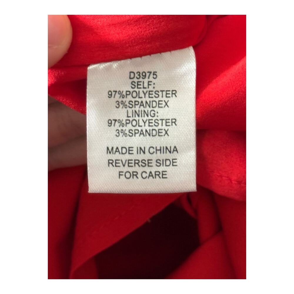 Alexia Admor Dress Harper Cap sleeves red size 14 - Picture 7 of 7